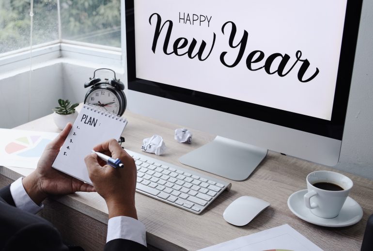 New year business concept background